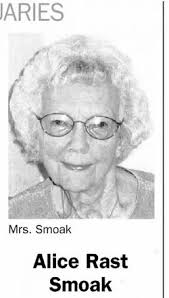 Alice Violet Rast Smoak (1916-2015)