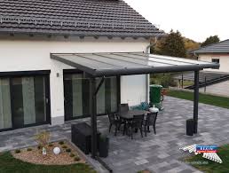 Ein Alu Terrassendach Der Marke Rexoclassic 4 70m X 4m In Anthrazit Mit Makrolon Uv 2 16 30 Stegplatten Cc Terrassendach Terrassengestaltung Vorgarten Modern
