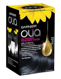 Olia Ammonia Free Permanent Hair Color Soft Blue Black Garnier Garnier Olia Hair Color Olia Hair Color