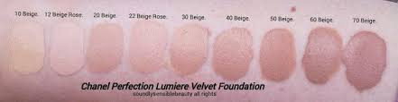 Chanel Les Beiges Healthy Glow Gel Touch Foundation отзывы Chanel Perfection Lumiere Velvet Foundation Review Swatches Of Shades Foundation Swatches Chanel Foundation Foundation Shades