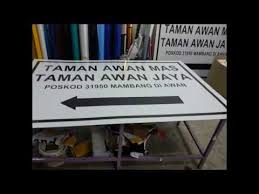(v) bekerja di pulau pinang: Road Signage Pulau Pinang Bayan Lepas Signs Shop Signboard Company Shop Signs Road Signage Signage