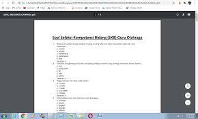 .contoh soal kompetensi manajerial di 40 contoh soal pppk kemampuan manajerial beserta kunci jawaban dan juga kompetensi teknis guru di 25 teknis guru beserta kunci jawaban , maka pada kesempatan kali ini kami akan membagikan 25 contoh soal pppk kompetensi sosial kultural. Unduh Contoh Soal P3k Guru Olahraga Pdf Dan Kunci Jawaban Antapedia Com