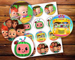 Bridal shower games • baby shower games • birthday printables • instant download • printing service. Cocomelon Topper Cocomelon Birthday Invitation Cocomelon Printable Supply Cocomelon 2nd Birthday Party Themes 1st Birthday Party Themes 1st Birthday Parties