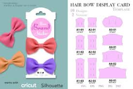 See more ideas about gift card holder, gift card, gift card holder template. 20 Hair Bow Display Card Template Graphic By Paperboxshop Creative Fabrica