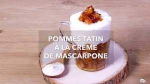 Dresser les tartes tatin sur assiette et les servir accompagnées de la crème de mascarpone au miel. Pommes Tatin A La Creme De Mascarpone Youtube