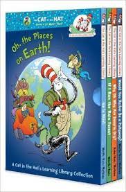 Amazon Com Oh The Places On Earth A Cat In The Hat S Learning Library Collection Cat In The Hat Knows A Lot About Th Book Activities Learning Toddler Books