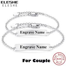 We did not find results for: Luxury 100 925 Sterling Silver Bar Bracelet Custom Engraved Name Couple Bracelet Personalized Initial Bracelet For Women Men Bracelets For Bar Braceletcouples Bracelets Personalized Aliexpress