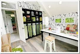 And since it's a craft room, this is the perfect opportunity to get creative! 25 Beautiful Craft Rooms Everythingetsy Com