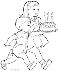 Kids Page To Print And Color 044 Cute Coloring Pages Vintage Coloring Books Birthday Coloring Pages