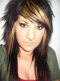 Emo Hairstyles For Girls Welovestyles Com Rocker Hair Medium Hair Styles Razored Haircuts