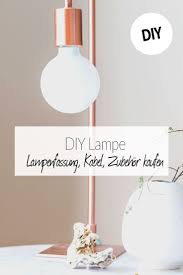 Eine Lampe Selbst Bauen Lampenfassung Kabel Und Zubehor