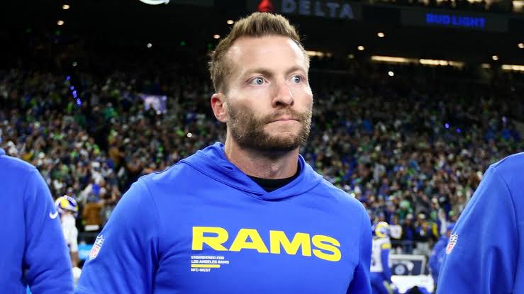 Rams coach Sean McVay explains why he looked unhappy after the team  surprisingly selected Ty Simpson