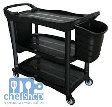 ترولي خدمة 3 طبقات بلاستيك