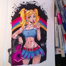 Lollipop Chainsaw Quickie In A Copy If My Artbook Fun Lollipop Chainsaw Book Art Art