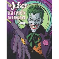 Joker Coloring Book Great Gift For Any Fan Of A Bug S Life With 100 Giant Pages And High Quality Images Paperback In 2021 Joker Artwork Joker Comic Joker Cartoon