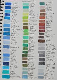 Colored Pencil Color Charts Wetcanvas