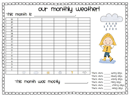 Daily Weather First Grade Weather Daily Weather