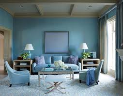 Brown yellow geometric pattern white living room designs with brown blue and orange accents. Combination Blue And Brown Living Room Home Design Ideas By Matthew