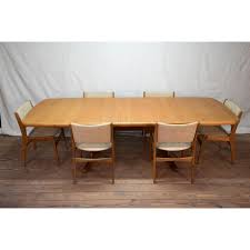 Danish Mid Century Modern Am Mobler Teak Dining Table And Six Erik Buch Chairs Chairish Dining Table Modern Conference Table Teak Dining Table