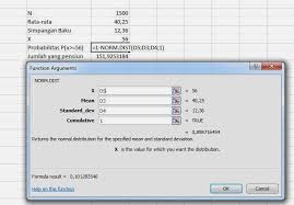 Statistik Untuk Penelitian Skripsi Dan Tesis Menghitung Distribusi Normal Dengan Manual Dan Ms Excel Dalam Statistik