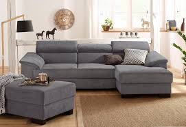 Klein bis xxl ecksofa ohne schlaffunktion stoff & leder. Home Affaire Ecksofa Mika Mit Verstellbaren Kopfstutzen Wahlweise Mit Bettfunktion Online Kaufen Otto