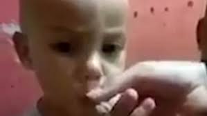 Oh Smoke Here Horrible Moment Girl 14 Forces Her 1 Year Old Nephew To Smoke Weed In Brazil Daily Mail Online