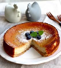 Japanese Style Vegan Cheesecake With Yuzu Lemon Vegane Desserts Vegane Nachtischrezepte Dessert Rezepte