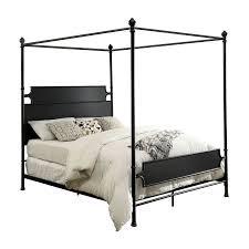 Mainstays canopy bed, twin, gold metal. Furniture Of America Mallie Transitional Metal King Canopy Bed In Bronze Idf 7424br Ek