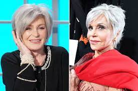 Meet The Hair Colorist Who Helped Sharon Osbourne And Jane Fonda Go Gray Grey Hair Transformation Going Gray Sharon Osbourne Hair