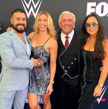 He gained his recognition when he had his debut competition in japan 1973 for the international wrestling enterprise. Wwe S Andrade Was Nervous Meeting Charlotte S Dad Ric Flair