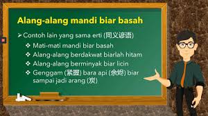 Berbuat sesuatu jangan kepalang tanggung. Cikgu Chin Online Class Cikgu Chin 3 åˆ†é'Ÿæ•™å®¤ Peribahasa Alang Alang Mandi Biar Basah Facebook