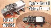 8 LPM High Power 160 PSI Agriculture Spray Pump Unbox