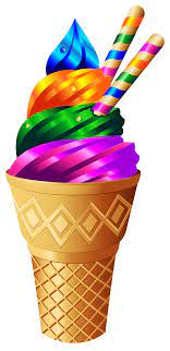 Transparent Rainbow Ice Cream Png Image Rainbow Ice Cream Ice Cream Art Ice Cream Clipart