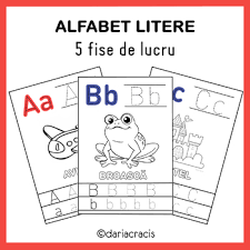 Limba si literatura romana clasa a v a. Fise De Lucru Literele Alfabetului By Dariacracis Tpt
