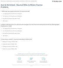 Who did ian smith meet on board hms tiger 1966, and hms fearless in 1968? Quiz Worksheet Nautical Miles To Meters Practice Problems Study Com