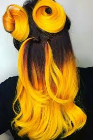 Pin By Bruuh Almeida On شعر ملون للبنات In 2020 Ombre Hair Ombre Hair Color Yellow Hair Color