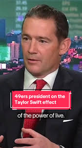 Al Guido, the president of the @San Francisco 49ers speaks to the economic  impact of #TaylorSwift