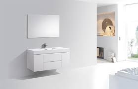 With millions of unique furniture, décor, and housewares options, we'll help you find the perfect solution for your style and your home. Bliss 48 High Glossy White Wall Mount Singel Sink Modern Bathroom Vanity