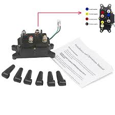 Tachometer audio warning buzzer (if equipped) oil pressure water temperature battery meter ignition switch to 12 volt source (purple wire connection) 20 ampere fuse. Top Winch Solenoid With Remote Pokrace Com