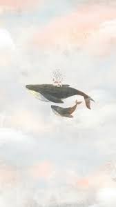 Love Art Sky Creature Art Wallpaper Whale Art Art