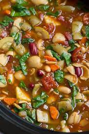 Olive Garden Minestrone Soup Copycat Slow Cooker Minestrone Soup Slow Cooker Slow Cooker Soup Recipes