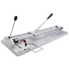 The ceramic tile cutter works by scoring the material which is then broken at the score. Bellota Pro 28 In Tile Cutter With Storage Case Pro65 The Home Depot