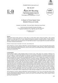 Since she left malaysia before the title to. Pdf In Search Of Home Sweet Home Between Theory And Reality