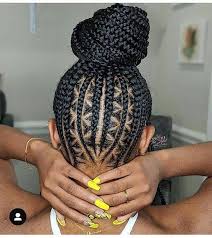 Braids are worn by both men and women to make hairstyles. American Braiding Hairstyles In 2020 Braided Bun Hairstyles Braided Hairstyles African Braids Hairstyles