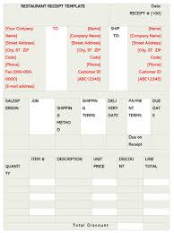 Nota biasanya dibuat rangkap 2, satu untuk pembeli dan satu untuk arsip penjual. 8 Best Restaurant Receipt Templates Formats Word Pdf