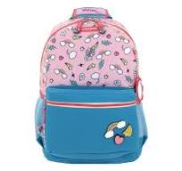 Mochila Rosa Para Niña Con Porta Tablet De Hasta 10" Happy ...