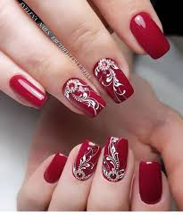 Red nails are not all about power. Nail Designs Red Attractive Nail Design
