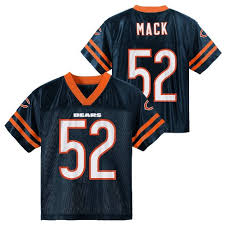 I guess nfl shop must have messed up or something and sent her the wrong jersey. Nfl Chicago Bears Boys Khalil Mack Short Sleeve Jersey Target