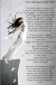 Can and may can both be used to ask for permission, although 'may' is considered more formal. Fire And Water Wish Spell In 2021 Wish Spell Herbal Magic Fire And Water