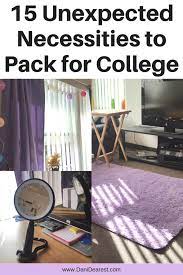 15 Unexpected Necessities To Pack For College Dorm Room Essentials College Room Boys Dorm Room